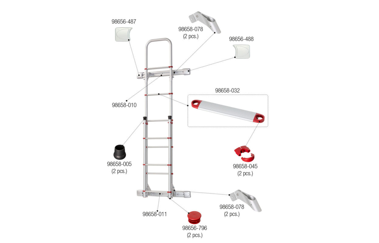 Fiamma Deluxe Sprinter Ladder